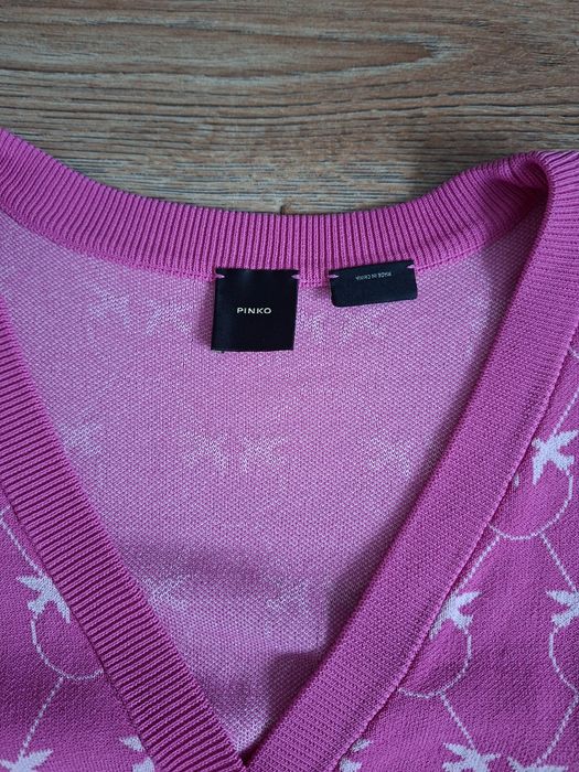 Pinko komplet swetrowy xs różowy