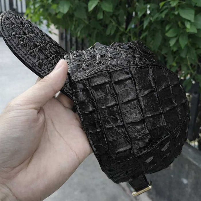 Бейсболка “Crocodile King” із натуральної шкіри крокодила