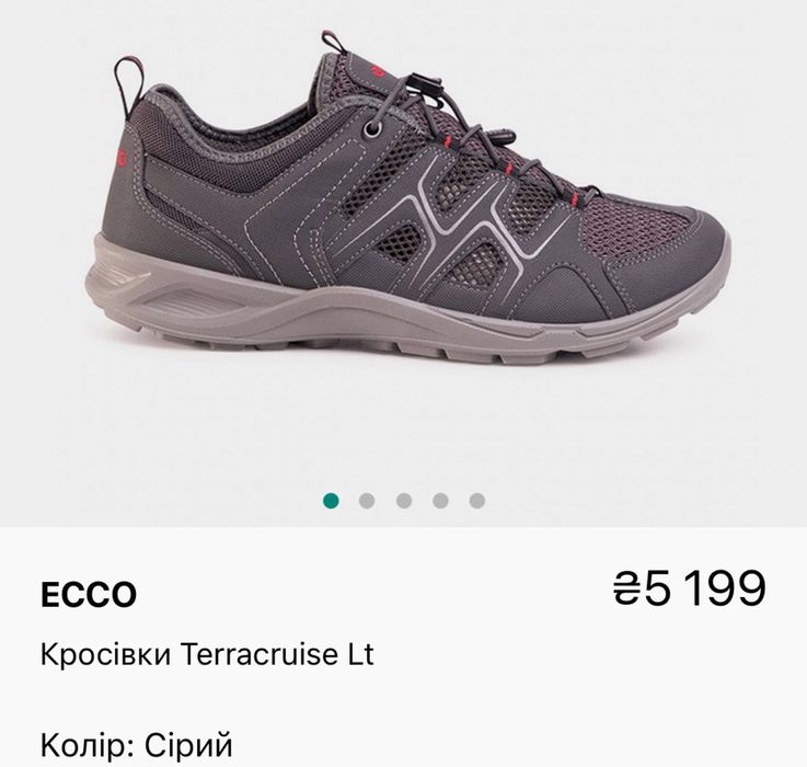 40р. Чоловічі кросівки ECCO TERRACRUISE LT