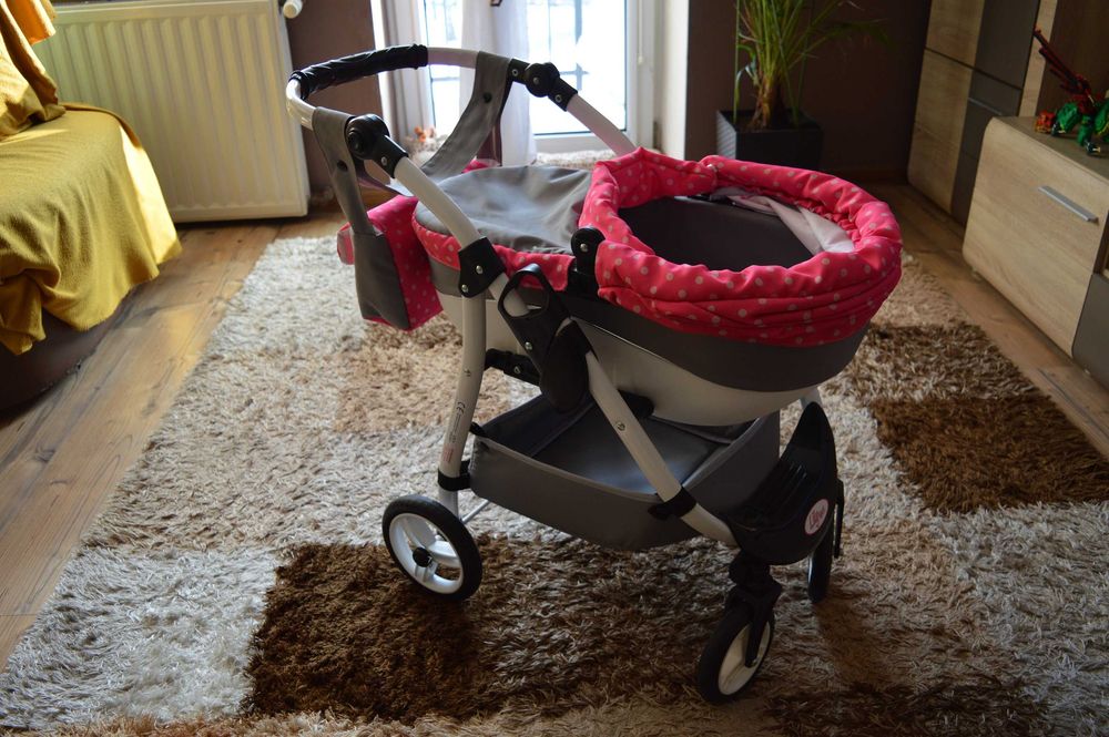 Wózek dla lalki głęboki Adbor LILY SPORT