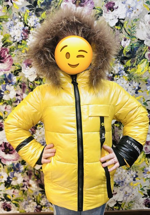 Зимове пальто на  зріст 116-123 см