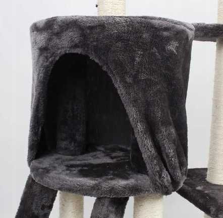 NOWY Drapak Domek Budka Dla Kota Duży Solidny XXL Wysoki Legowisko