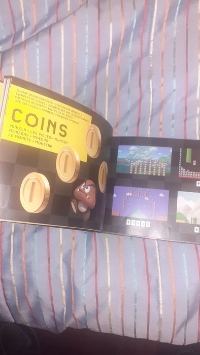 Super Mario maker hard cover book nintendo