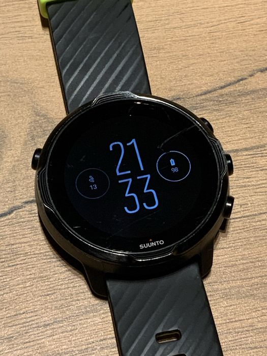 Smartwatch Suunto 7 Black Lime [pełny zestaw + dodatkowe paski]