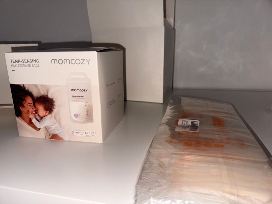 Sacos de Armazenamento de Leite Materno Momcozy e Medela