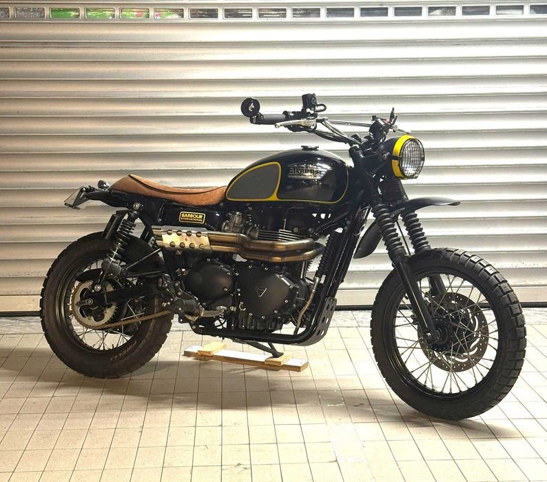Triumph Scrambler 900 Barbour by Unik