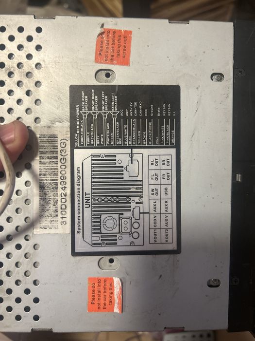 Автомагнітола 2 Din сенсорна CD/SD/USB/Bluetooth