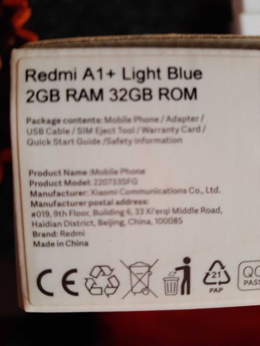 Xiaomi Redmi A1+ 100% Functional with Original Box64752259516291123