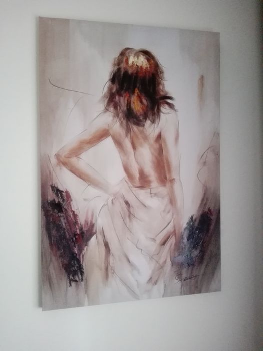 Quadro tela mulher