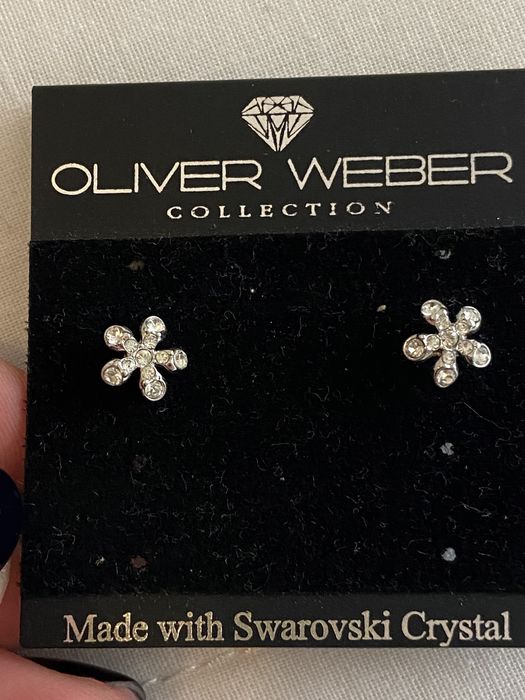 Brincos Oliver Weber com cristais Swarovski