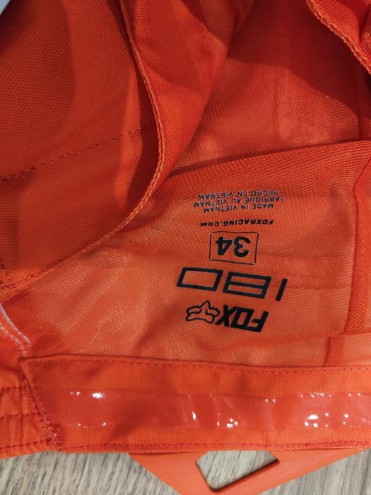 Fox spodnie motocross enduro KTM r34 nowe okazja