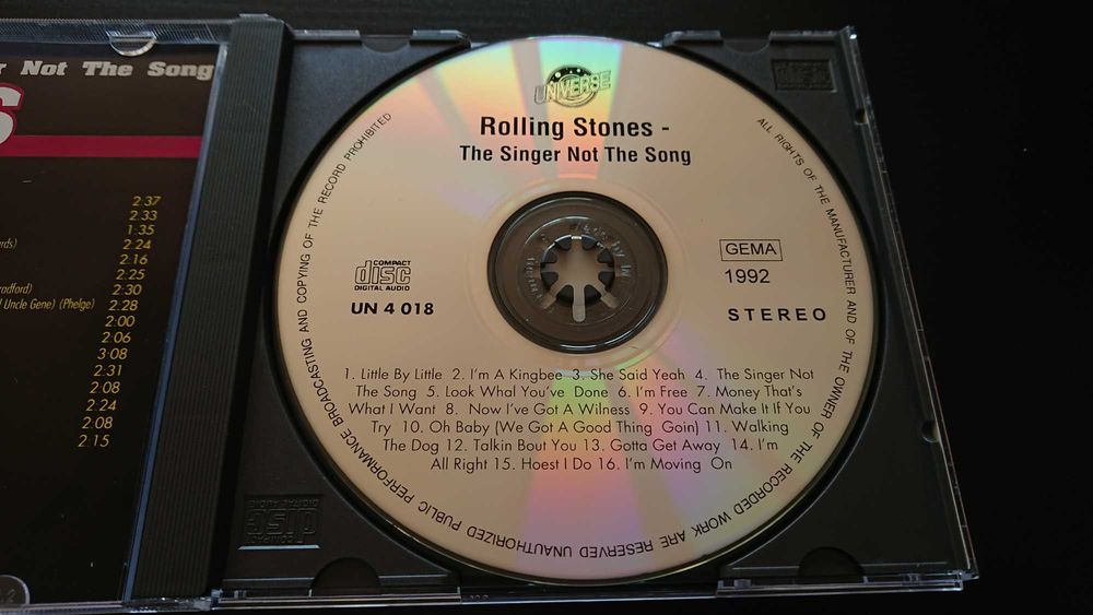 Rolling Stones The Singer Not The Song CD 1992 Compilation *UNIKAT*