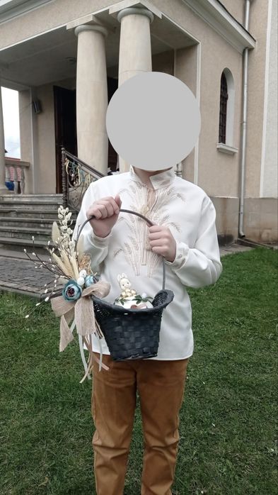 Вишиванка сорочка для хлопчика колоски