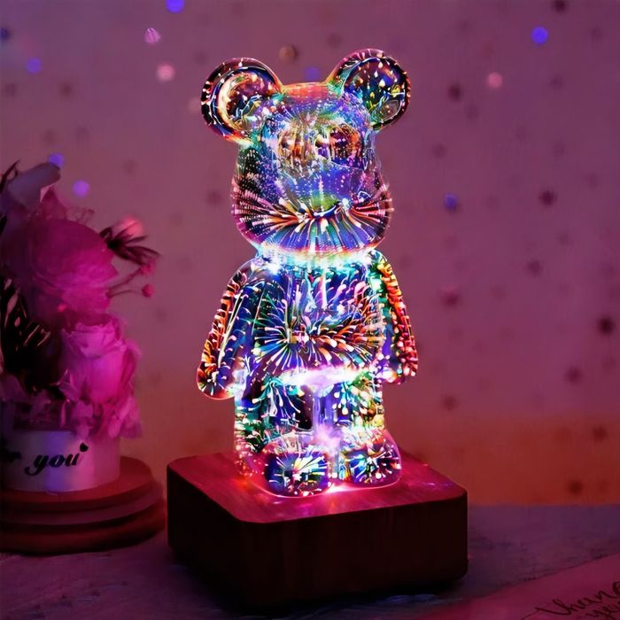 Новий Світильники-нічник Bearbrick 8 кольорів RGB підсвітки