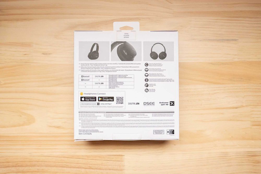 Sony WH-CH700N com Active Noise Canceling