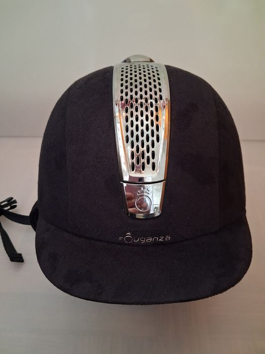 Toque de Equitação Fouganza C700 Black