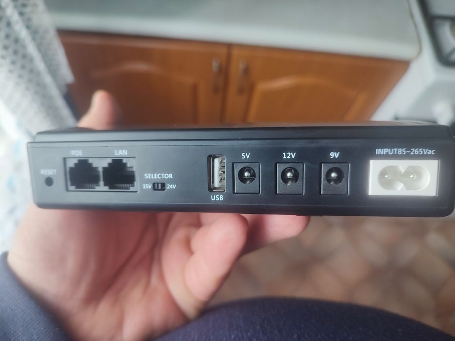 DC UPS ДБЖ безперебійний блок живлення для WIFI роутера