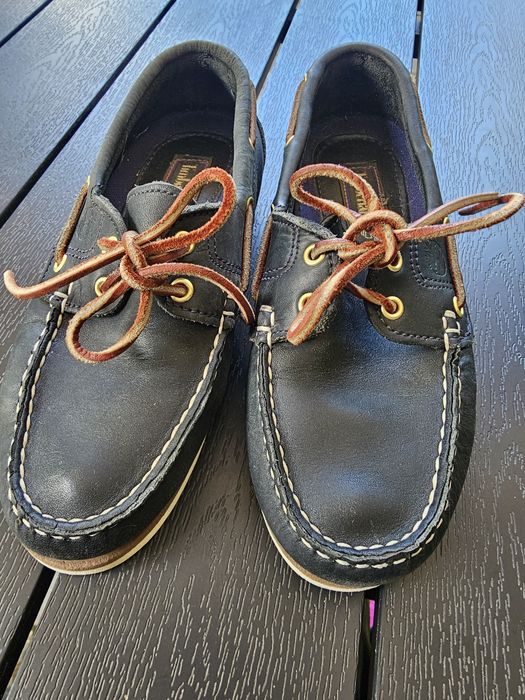 Buty skórzane żeglarskie