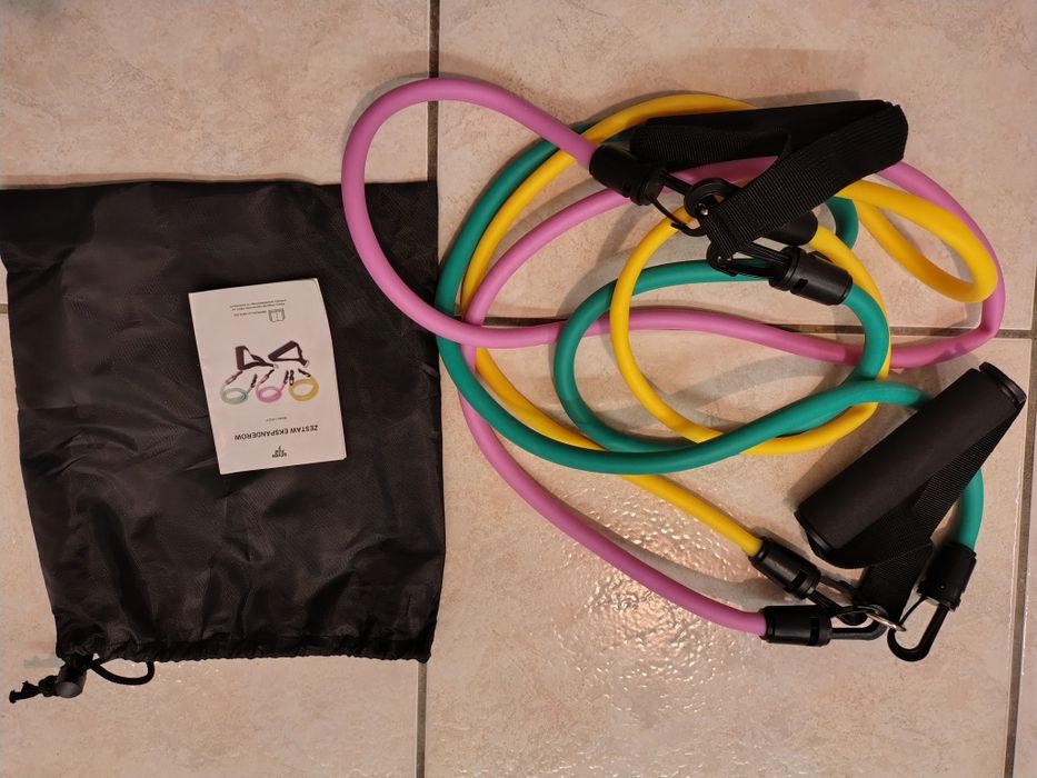 Zestaw ekspanderów gumy do ćwiczeń Seven for 7 | NOWE