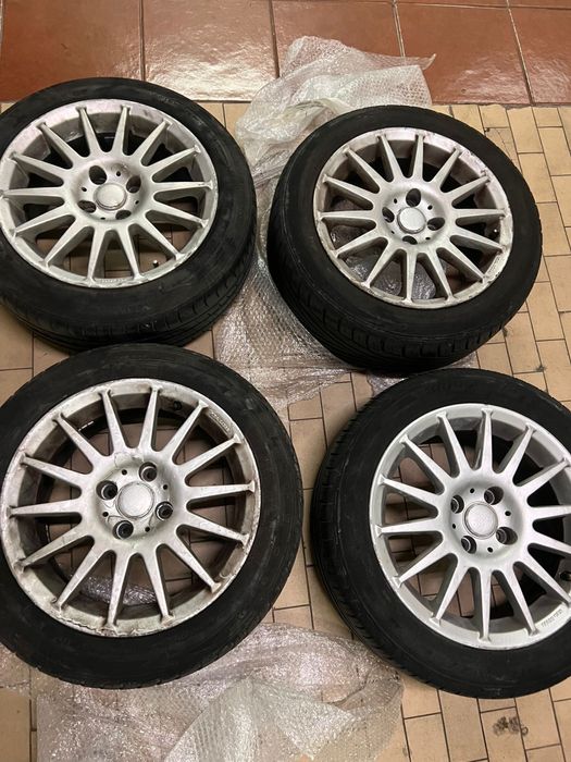 Jantes Alessio 15” 4x100 c/ Pneus 195/50 R15