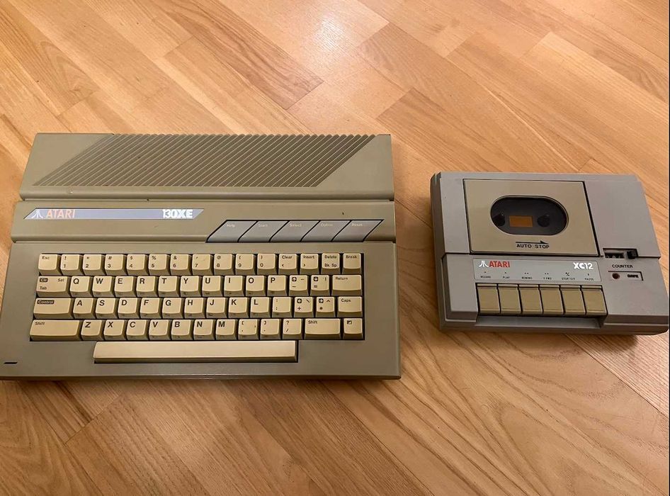 Atari 130XE retro komputer 100% ok 65 130 XE magnetofon XC12
