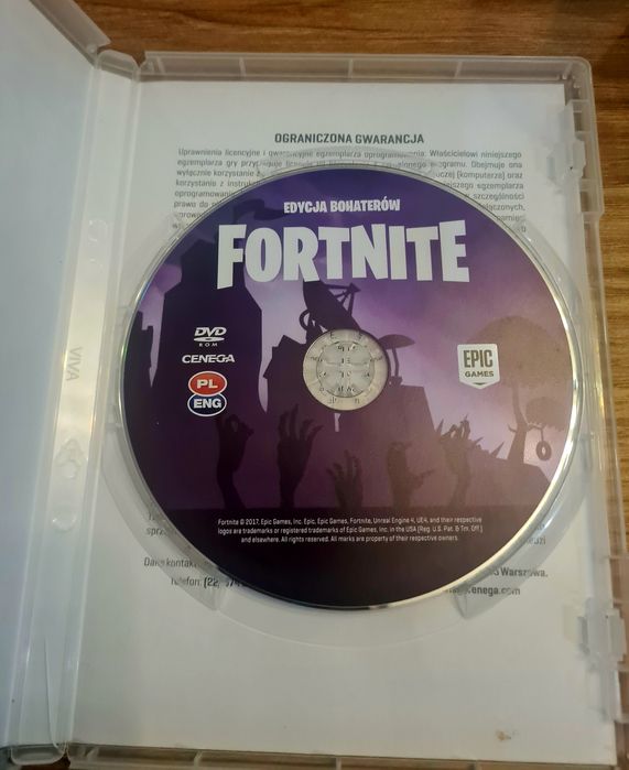 FORNITE Edycja Bohaterów  bez kodu UNIKAT
