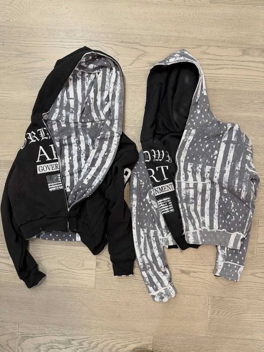 2 sided Zip-Hoodie America Двухсторонняя зипка америка S, M, L, XL