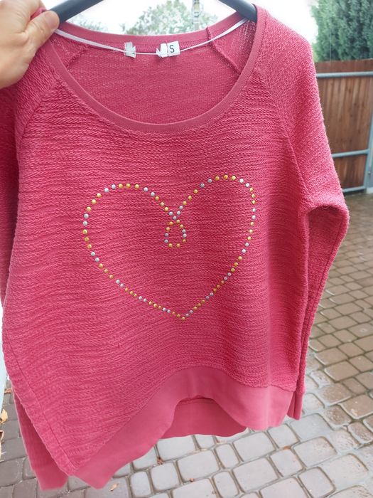 Bluzka-bluza z sercem rozmiar S
