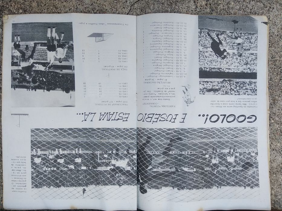 Quadro do Benfica antigo anão 60 e livro antigo sobre Eusébio