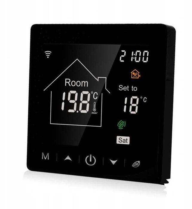 Termostat pokojowy ogrzewanie podłogowe WIFI Cyfrowy Regularor LCD 16A