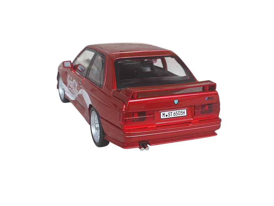 Model samochodu BMW E30 M3 Coca-Cola Classic 1:24 Model DieCast unikat