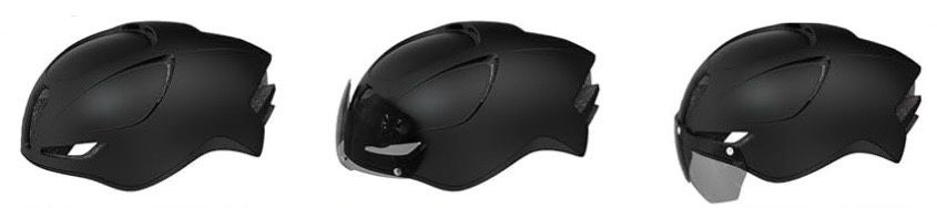 Kask rowerowy Shinmax HT-29 z lampką USB i wizjerem