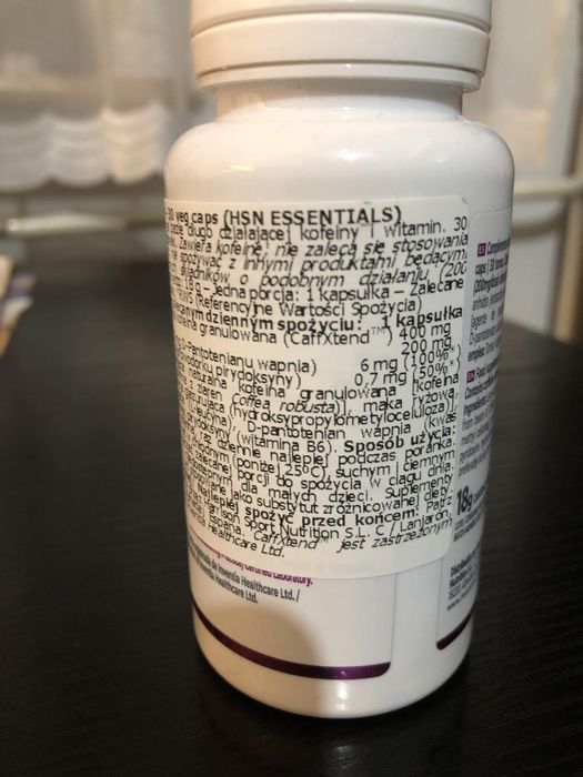 Kofeina SR o długim uwalnianiu