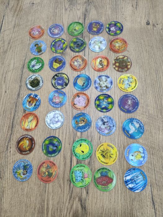 Pokemon Tazo różne serie