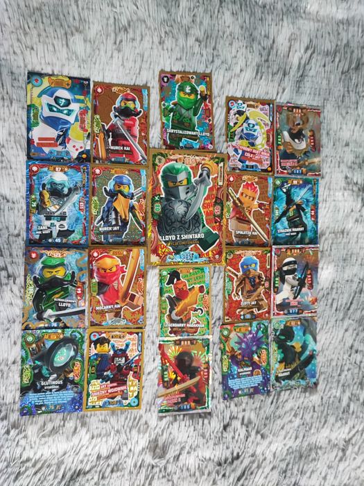 Karty limitowane ninjago i karta XXL