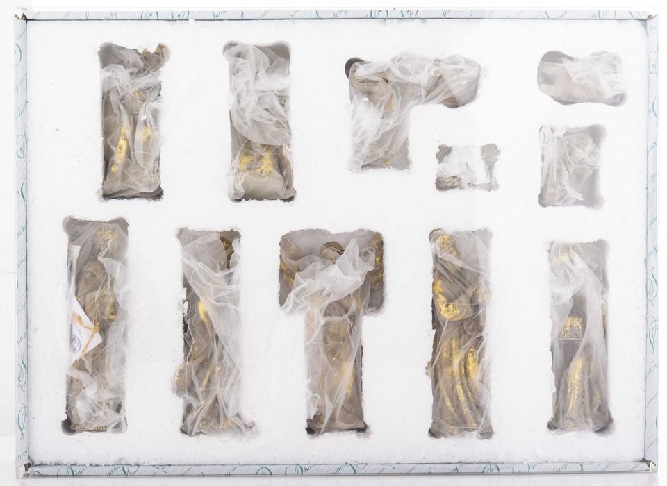 Szopka Bożonarodzeniowa Jezusek złote figurki do szopki 169195