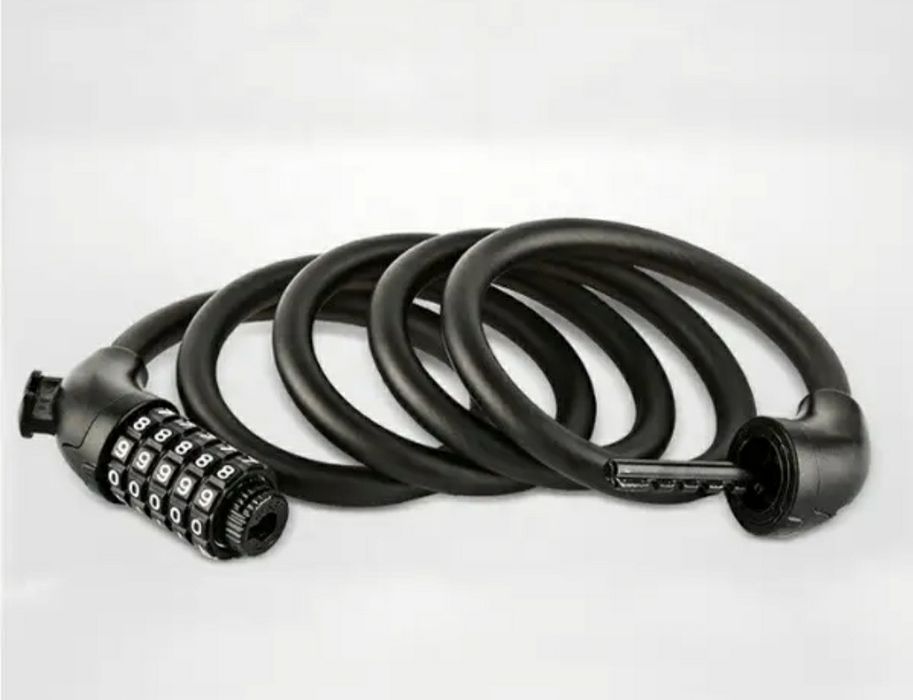 Замок тросик цепь на велосипед электросамокат 150см сталь max size