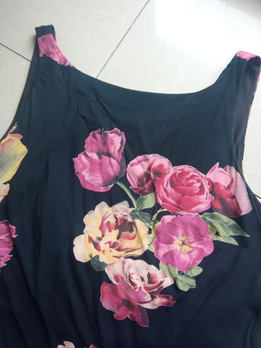Cache sukienka maxi boho róże tulipany 120 cm pachy wesele wiskoza hit