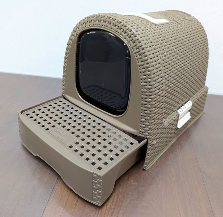 Curver Kuweta Toaleta z Filtrem dla Kota Eco-Friendly 51x38,5x39,5cm Mokka NOWA