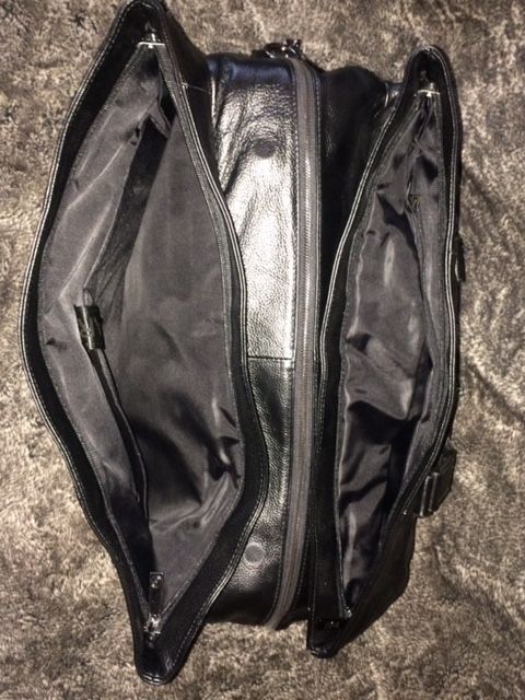 Torba skórzana Giorgio Armani