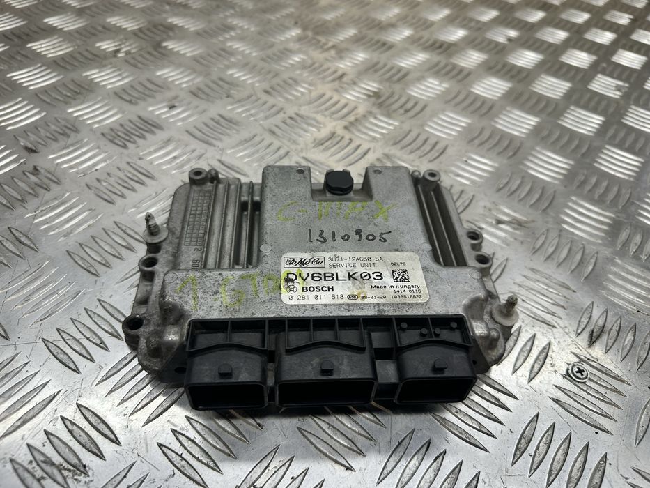 Sterownik Silnika Ford Focus C Max MK1 1.6 TDCI / HDI   3u7-1 12a650 SA DV6BKL03