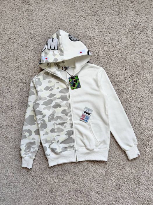 Зип худи Bape Shark фосфорное 2026