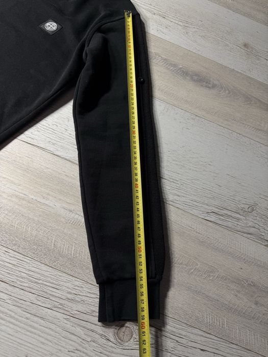 Світшот Stone Island кофта чоловіча кофта спортивна трекінгова кофта лонгслів стон чорна кофта