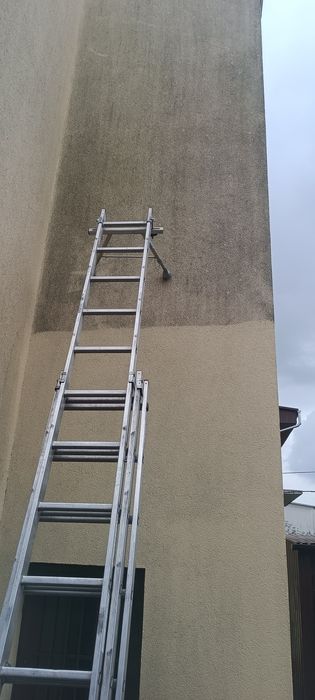 Mycie  elewacji, kostki brukowej, dachow