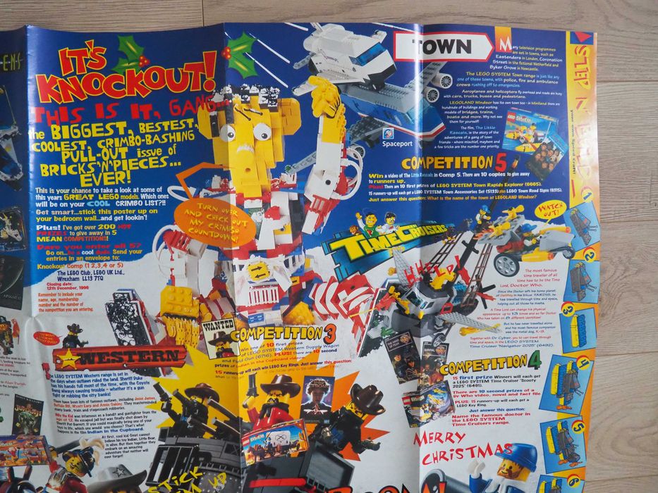 Lego duży pakat rzadki western space castle