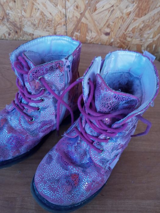 Buty botki zimowe r.30 dla dziewczynki