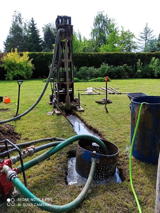 Studnia głębinowa. Wiercenie studni. Szukanie wody. Tomografia ERT