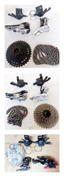 J-Bikes  componentes Grupos e Shifters Esquerdo SRAM e Shimano,XT,XTR