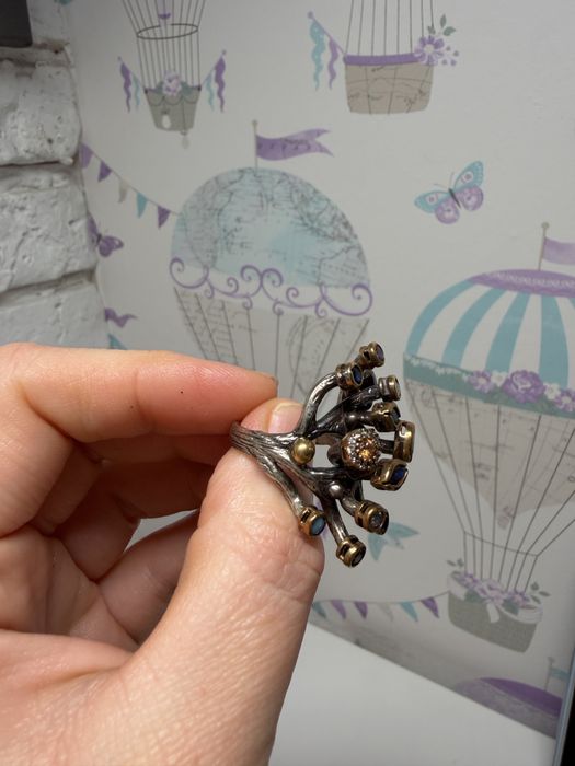 Срібна каблучка кольцо серебрянное