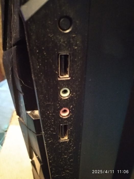 Корпус для ПК з 3-мя, вент-ми, прозрачным оргстеклом от монитора